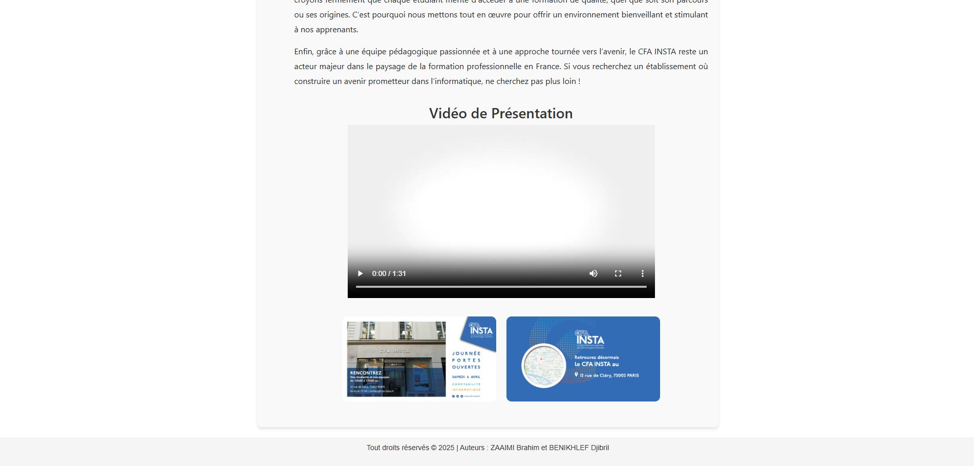 Présentation du CFA