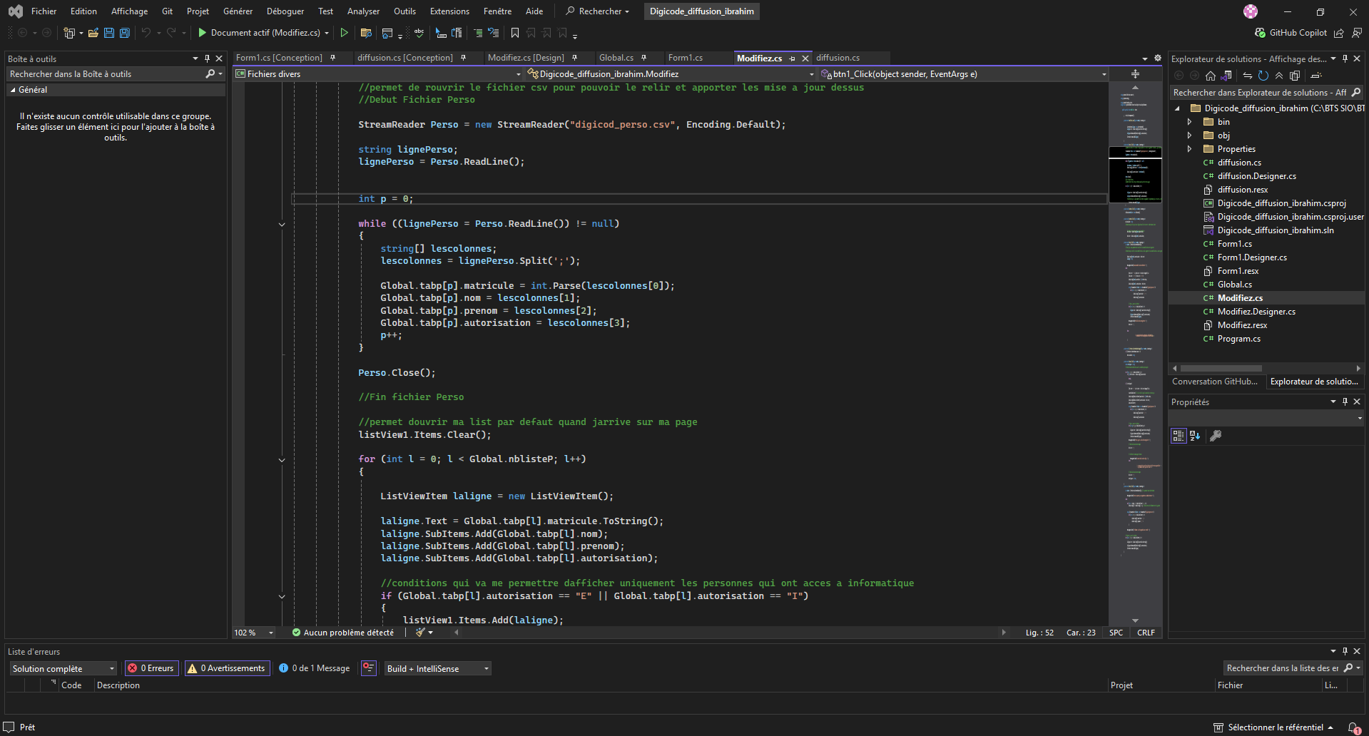 Validation & contrôles